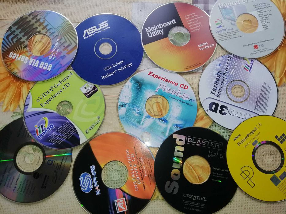 Диски с драйверами
