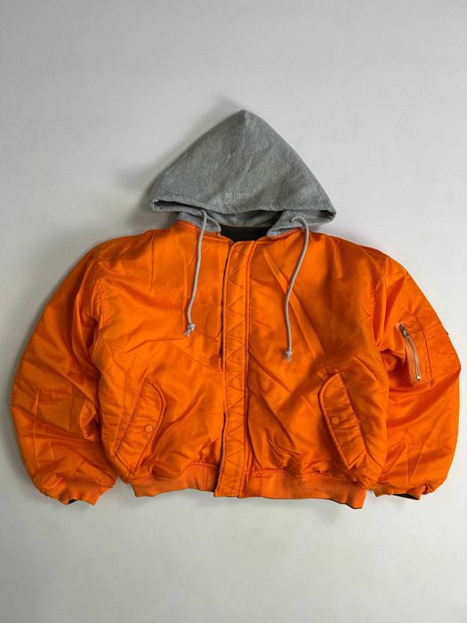 Vetements Alpha Industries MA-1 бомбер двостороння куртка камо зіпка