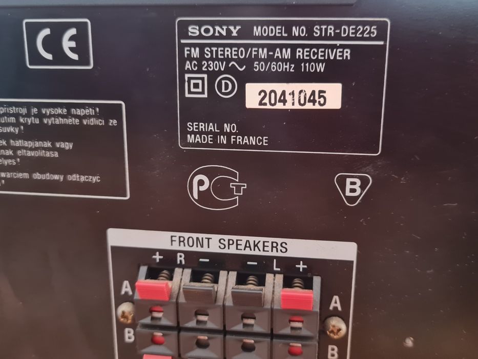 Receptor Amplificador Sony STR-DE225