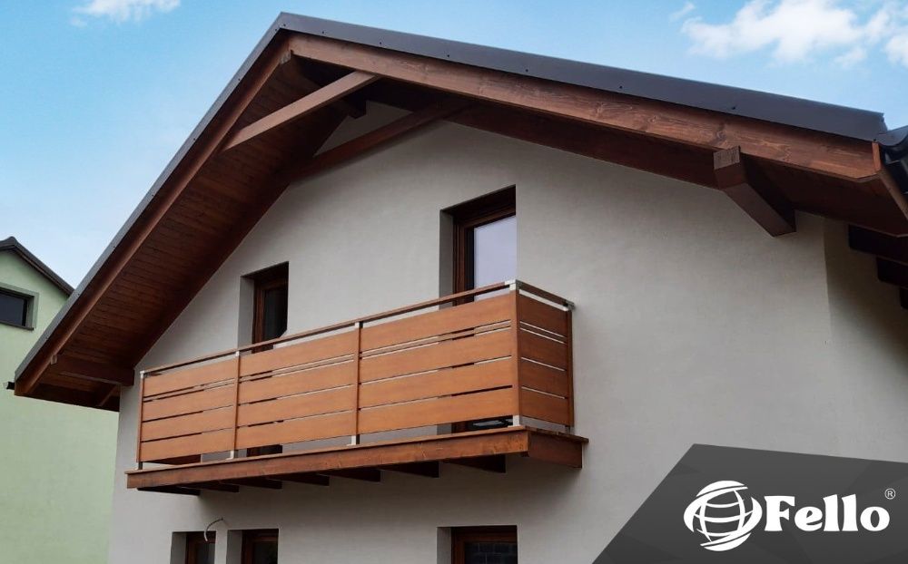 Balustrada SOLID Barierka Nowoczesna taras balkon montaż wysyłka kraj