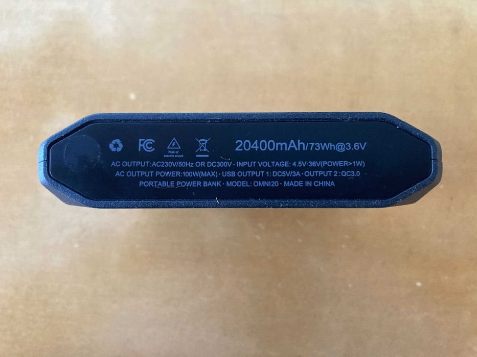 Omnicharge Omni20 - Power Bank de Alta Qualidade
