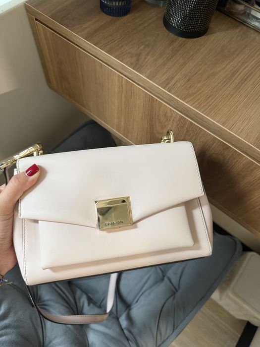 Michael Kors оригінал | Елегантна рожева шкіряна сумка