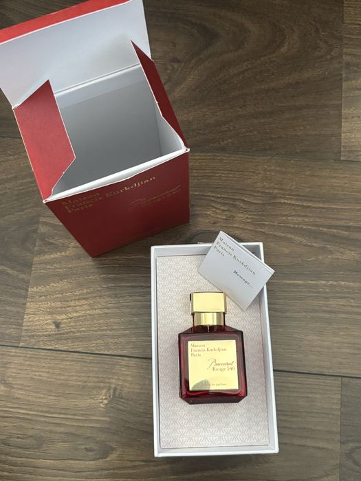 Perfume "Baccarat
Rouge 540"