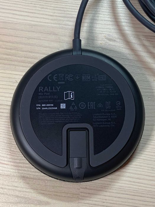 Микрофон Logitech Rally Mic Pod (для конференций)