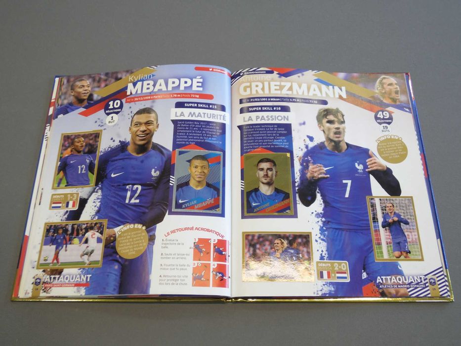 Cadernetas Completas França e Bélgica, da Panini