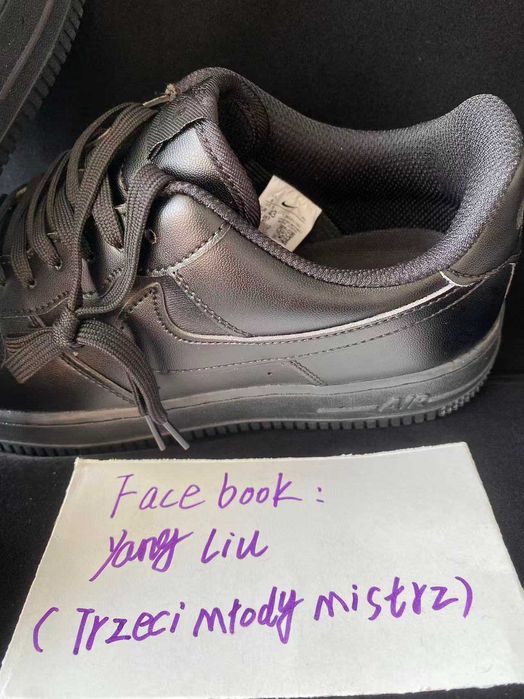 Air Force 1, czarne, R.37.5