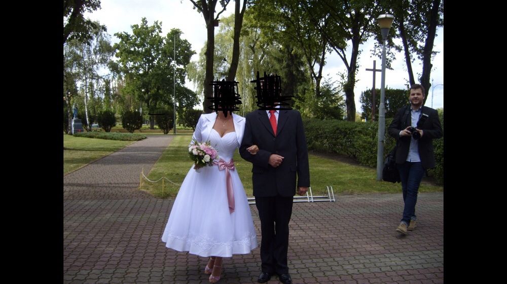 Suknia ślubna 38 / 40 Sposabella krótka 3/4