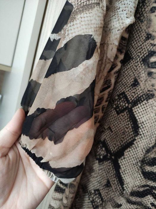 Sukienka imprezowa w wężowy wzór Bodyform Turcja rozmiar M