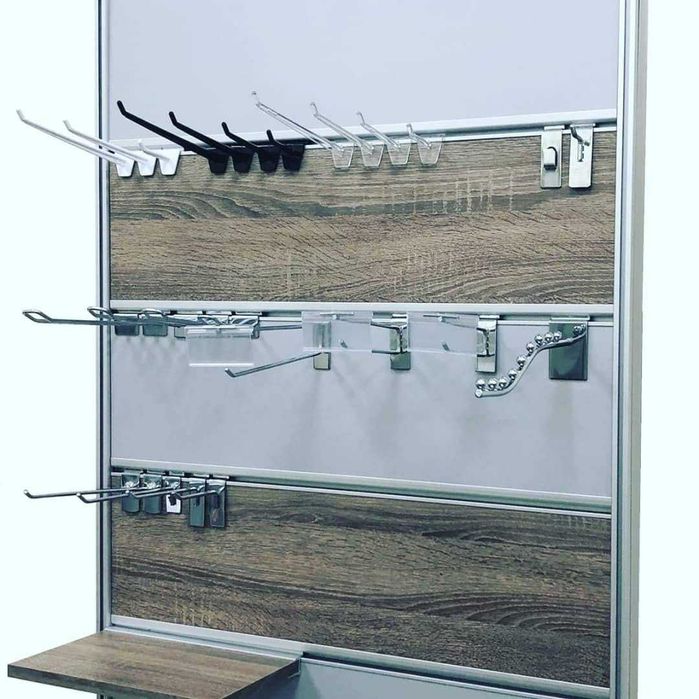 Профіль алюмінієвий вставка в економпанелі ДСП. Експопанель. Екостар