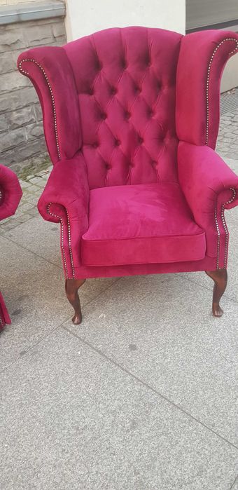 sofa Chesterfields Madame + fotel uszak promocja