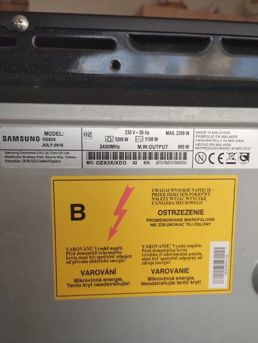 Okazja! Mikrofalówka Samsung