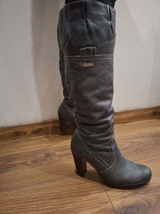 Kozaki Karino, rozmiar 39, skóra