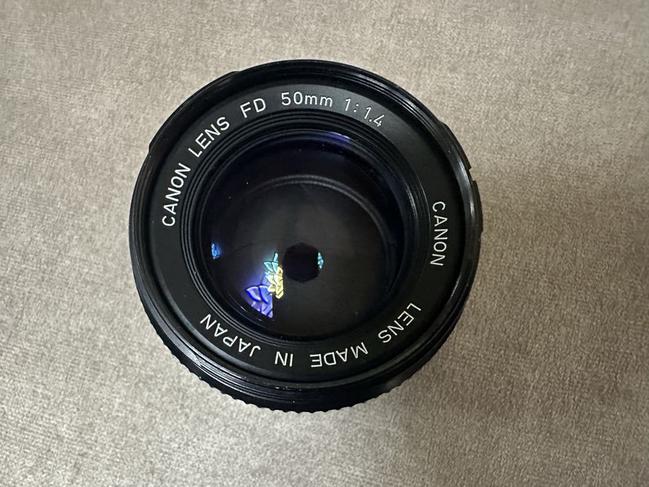 Светосильный объектив Canon New FD 50mm f/1.4 (байонет Canon FD)