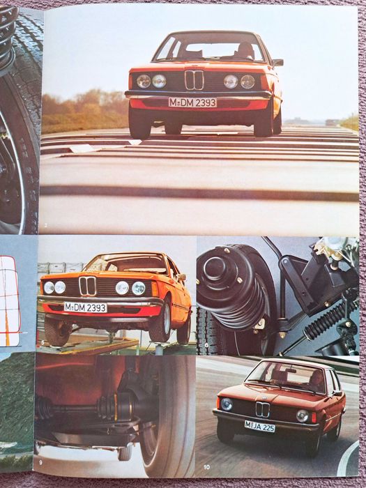BMW 3 E21 - 1975 ( 316, 318, 320, 320i ) prospekt 51 lat ! 32 strony, stan BDB-