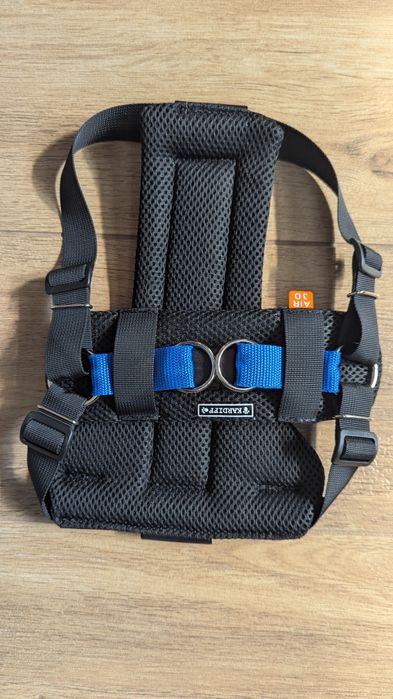 Szelki samochodowe dla psa i pas Kardiff niebieski