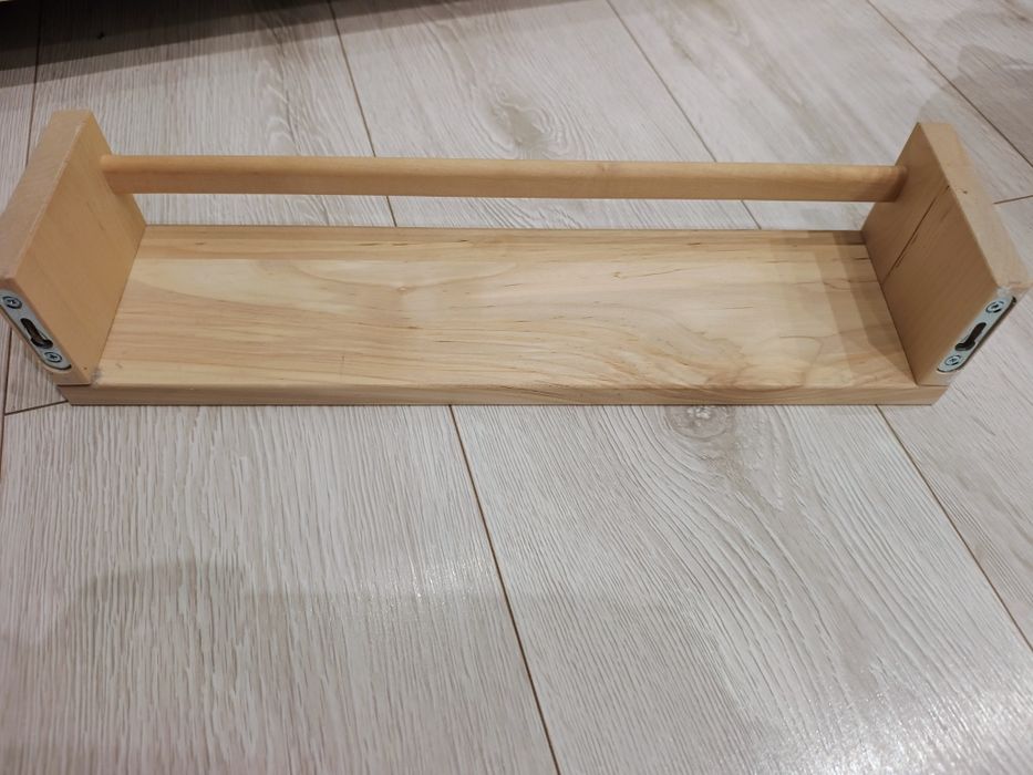 Półka Ikea BEKVAM drewniana na książki dla dzieci, na przyprawy
