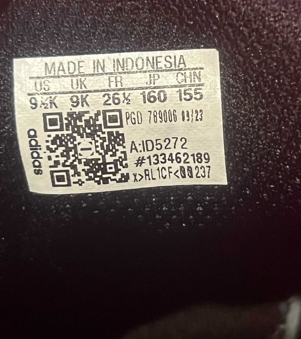 Круті оригінальні кросівки демісезонні Adidas GRAND 26,5 17см в ідеалі