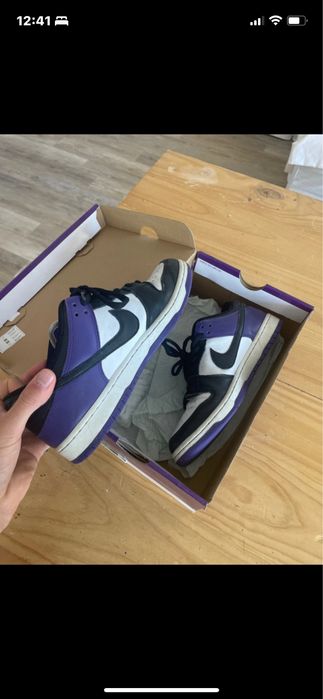 Nike Dunk SB Court Purple tamanho 42,5