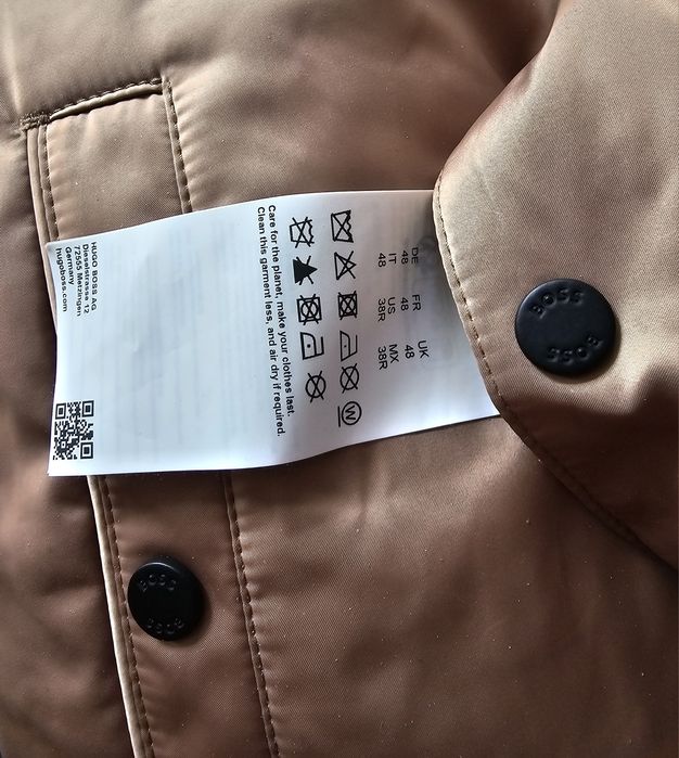 Hugo Boss nowa kurtka bomber ocieplana męska r. 48/M