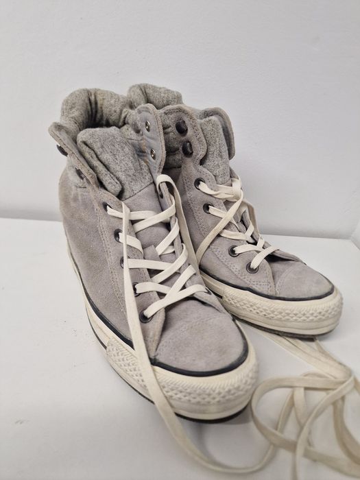 Converse zimowe trampki koturny 40