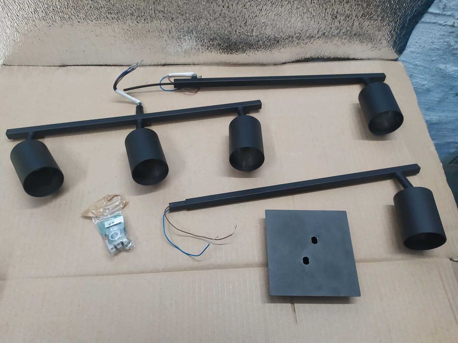 Oprawa sufitowa czarna TRIO