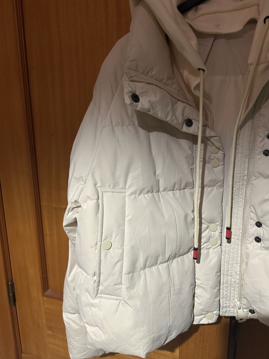 Casaco tamanho unico creme oversized