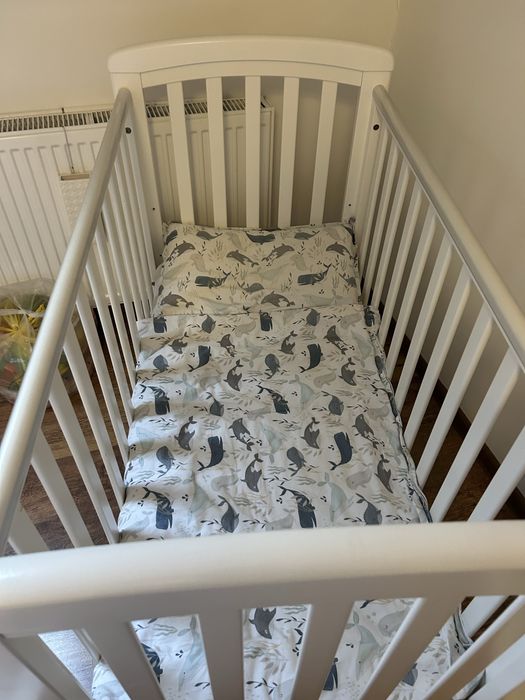 Łóżeczko dziecięce Nicol białe