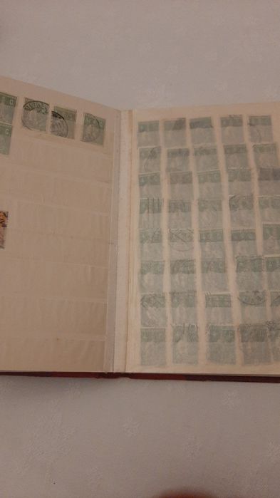 Antigo álbum selos