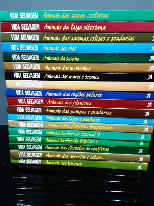 Colecção de livros sobre animais