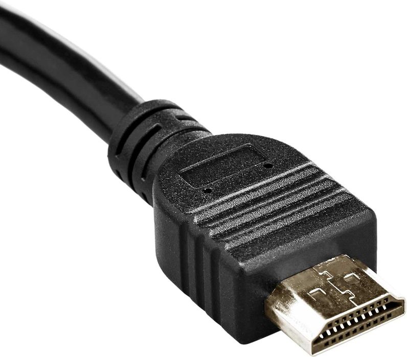 HDMI de 3 portas com cabo flexível suporta vídeo Full HD 4K