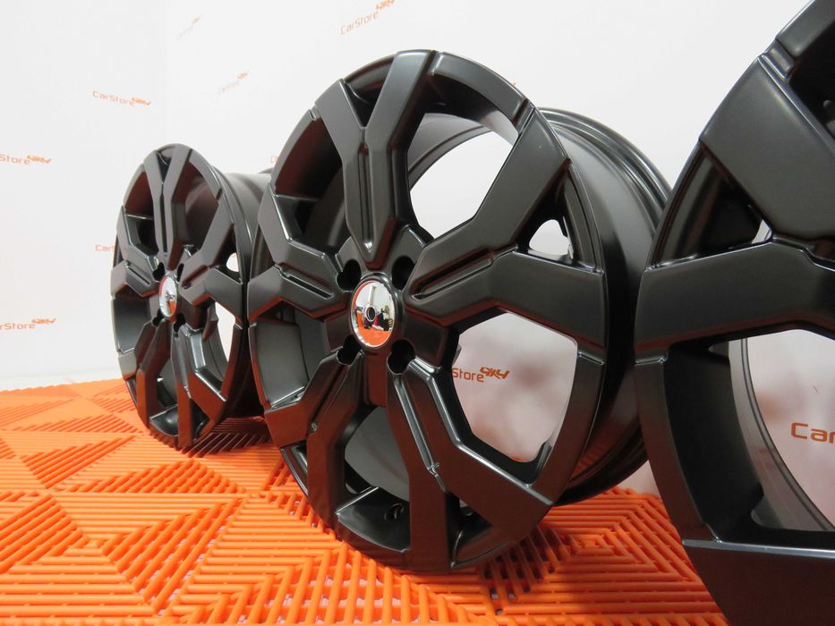 Jantes Look Dacia/Renault 16 x 6.5 et 40 4x100 Preto Matte