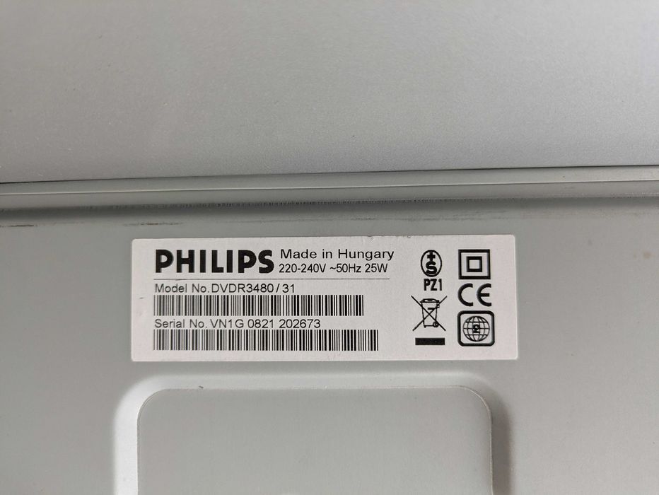 Philips DVDR 3480/31
