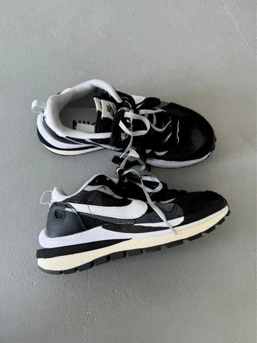 (БЕЗ ПЕРЕДОПЛАТИ) Nike VaporWaffle x Sacai Black White найк чорнобілі
