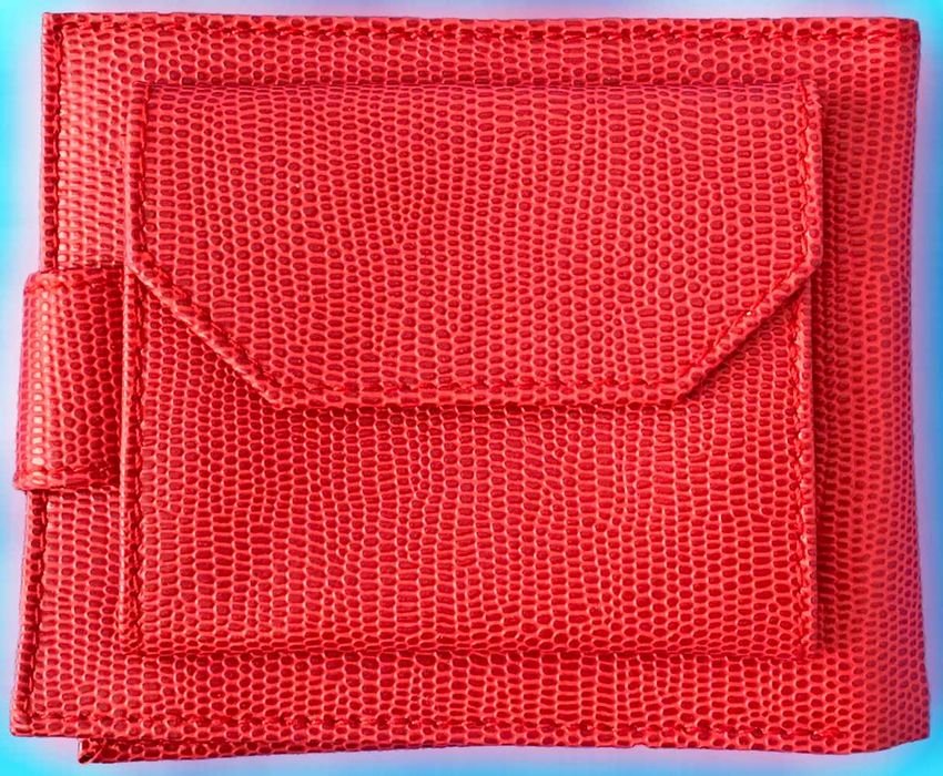 Carteira em Pele Magenta, Nova