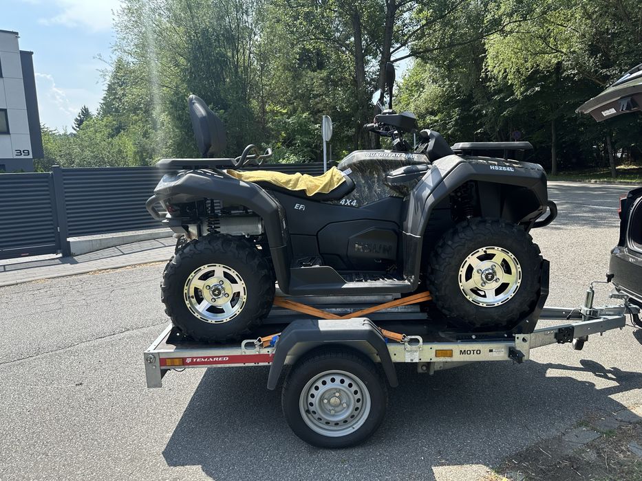 Przyczepka motocyklowa wynajem(motor 1 lub 2, quad) TEMARED MOTO 1-2