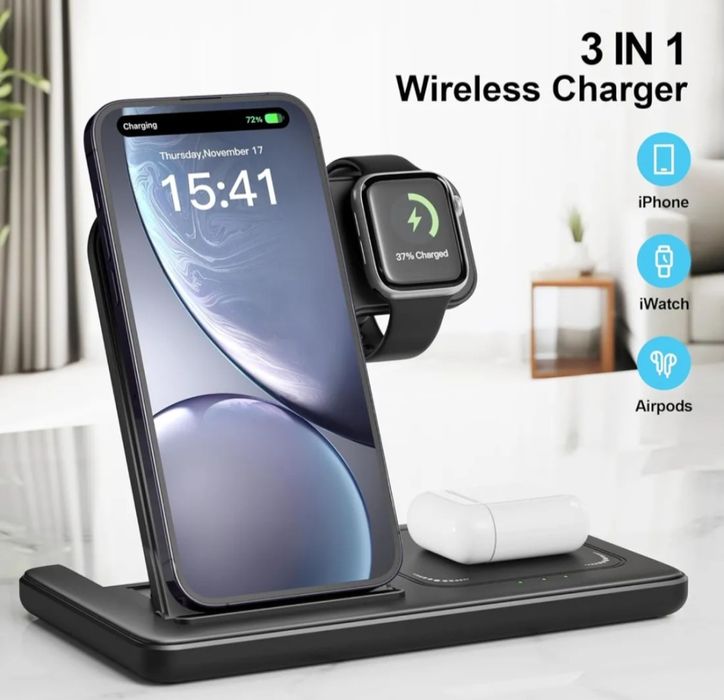 Bezprzewodowa ładowarka 3w1 do iphone yc-617w22