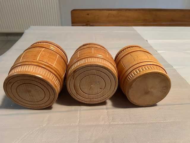 Pojemniki drewniane szt. 3