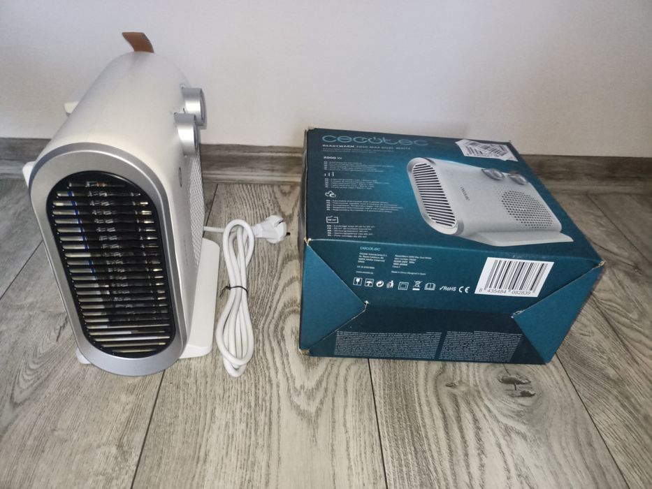 Termowentylator ReadyWarm 2050 Max Dual White. 2000 W, 2 poziomy mocy