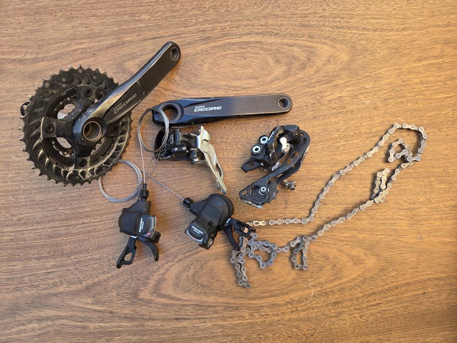 Transmissão Shimano 3x10 Completa