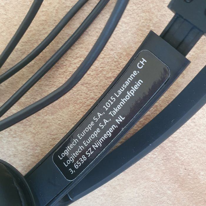 Słuchawki na kablu Logitech z mikrofonem