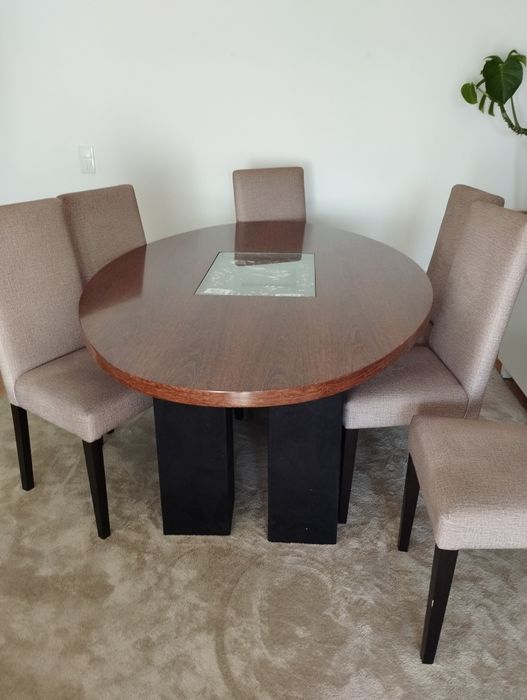 Vendo Mesa de Jantar Oval 2mx1,20m