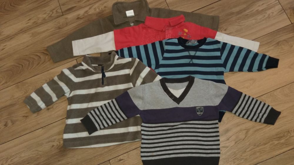 Ubranka dla chłopca r.80/86 30 sztuk