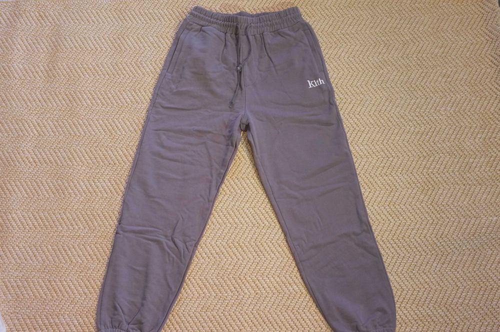 Штаны спортивные Kith (размер L) утепленные хлопковые флисовые осень