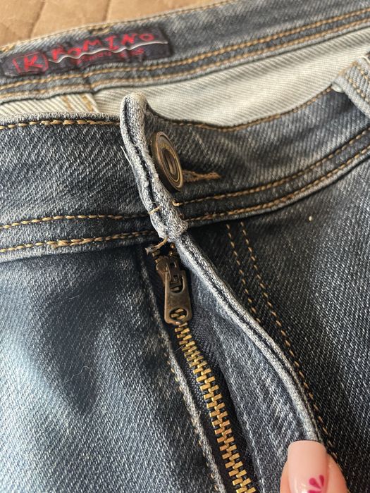 Granatowe spodnie jeansowe męskie Komino W36/XL/XXL