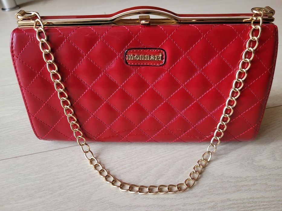 Torebka Monnari czerwona kuferek