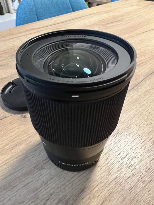 Obiektyw sony Sigma 16mm sony e 1.4 tamron fx30 a6700 apsc