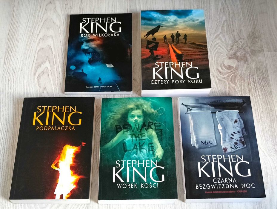 5x King Rok Wilkołaka Cztery pory roku Worek kości Czarna Bezgwiezdna