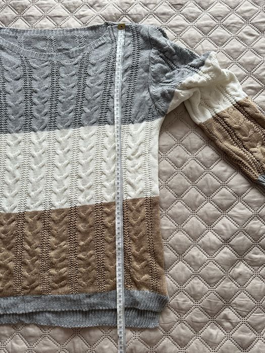 Sweter damski w paski M