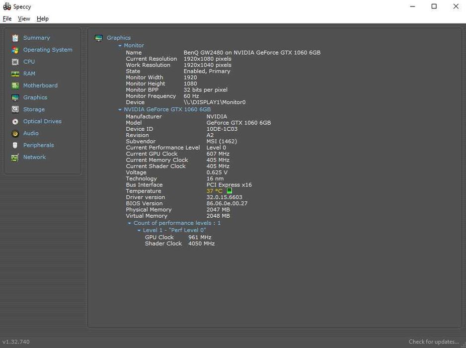 Intel i5-6600, ASUS PRIME B250M-A, MSI GTX 1060 6GB