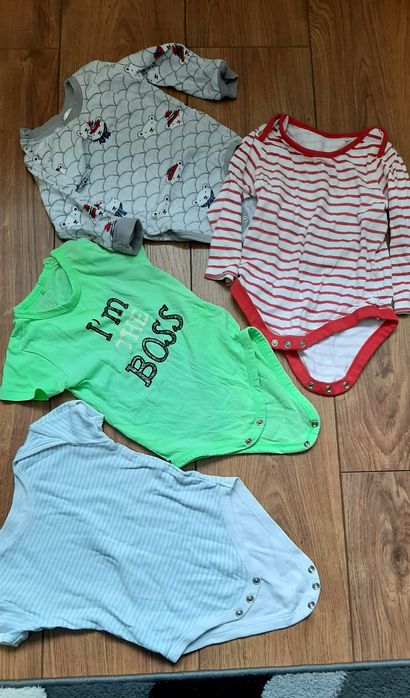 Paka ubrań dla chlopca w rozmiarze 74